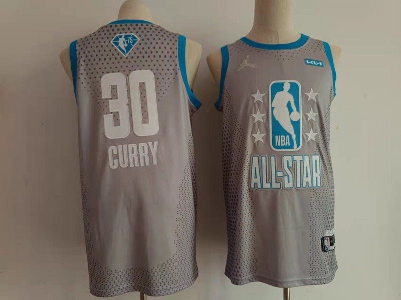 NBA Warriors 30 Stephen Curry 2022 All-Star Men Jersey