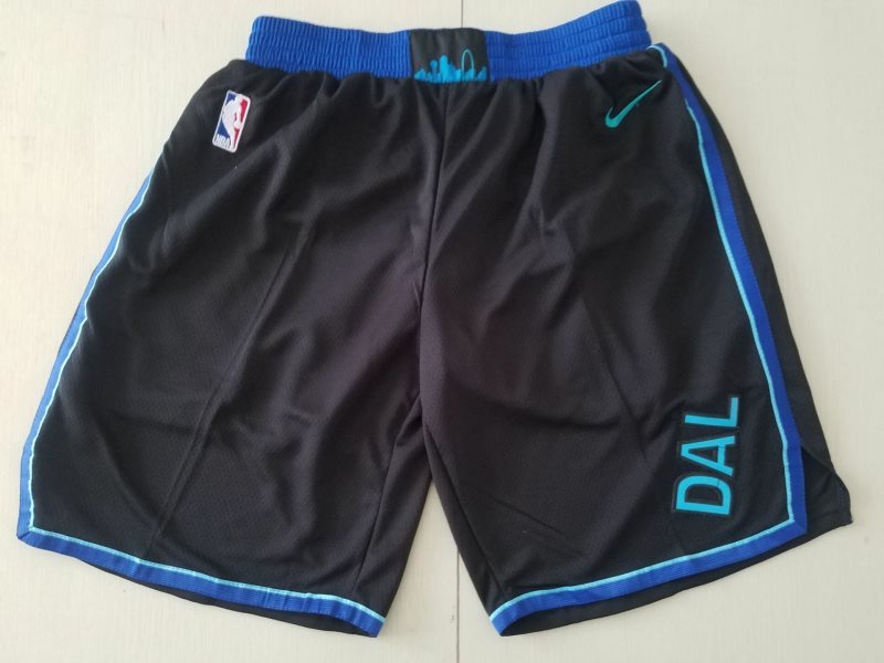 NBA Mavericks City Edition Black Shorts