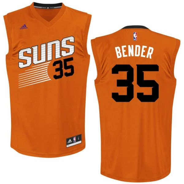 NBA Suns 35 Dragan Bender Orange Men Jersey