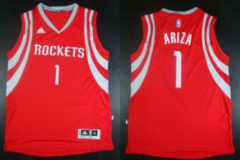 NBA Rockets 1 Trevor Ariza Red Road Revolution 30 Men Jersey