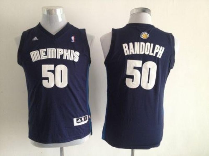 NBA Grizzlies 50 Zach Randolph Dark Blue Youth Jersey