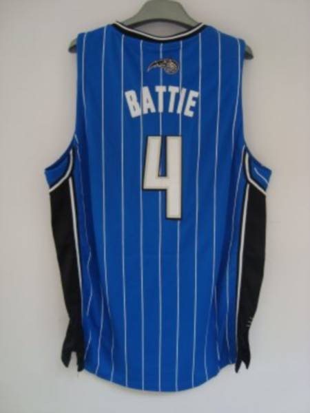 NBA Magic 4 Tony Battie Blue Men Jersey