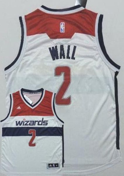 NBA Wizards 2 John Wall New White Home Men Jersey