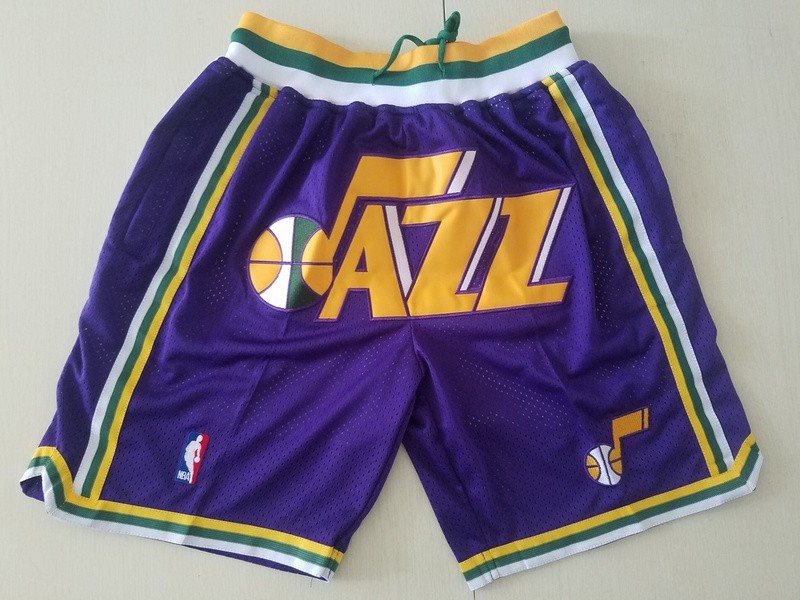 NBA Jazz Purple Just Don Mesh Shorts