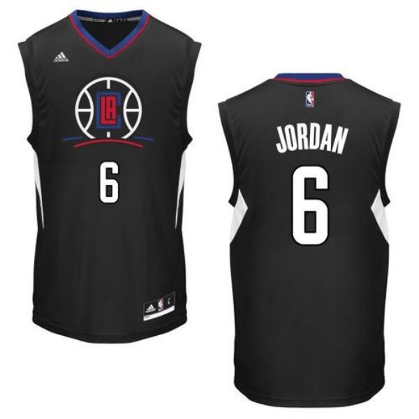 NBA Clippers 6 DeAndre Jordan Black Alternate Men Jersey