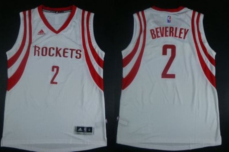 NBA Rockets 2 Patrick Beverley White Road Revolution 30 Men Jersey