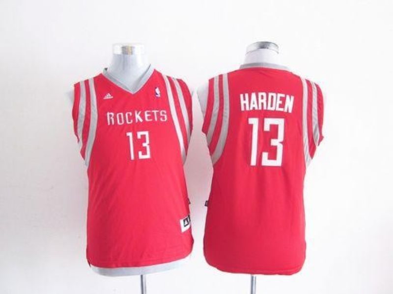 NBA Rockets 13 James Harden Red Youth Jersey