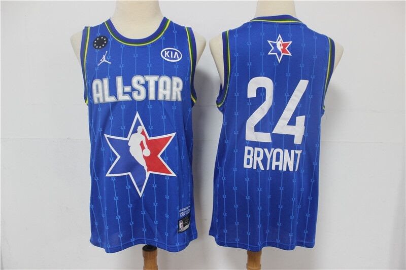 NBA Lakers 24 Kobe Bryant Blue 2020 All-Star Jordan Brand Men Jersey