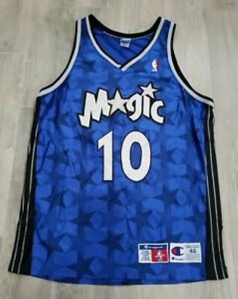 NBA Magic 10 Darrell Armstrong Blue Men Jersey