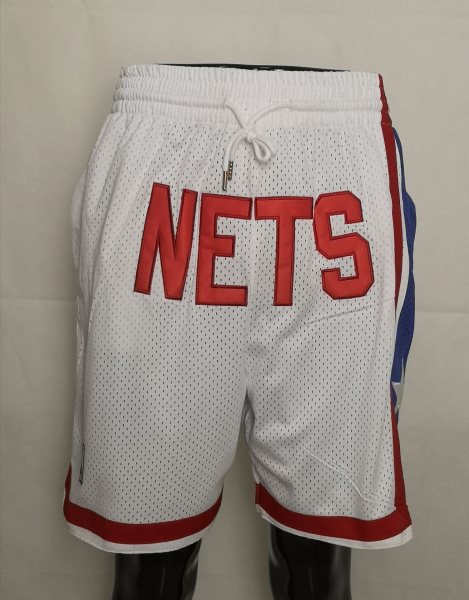 NBA Nets Red Retro Mesh Shorts