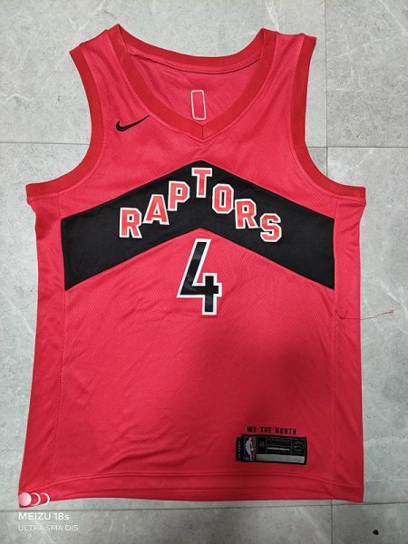 NBA Toronto Raptors 4 Barnes Red Men Jersey