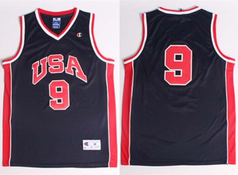 Team USA No.9 MVP 1984's Men's Basketball Jersey