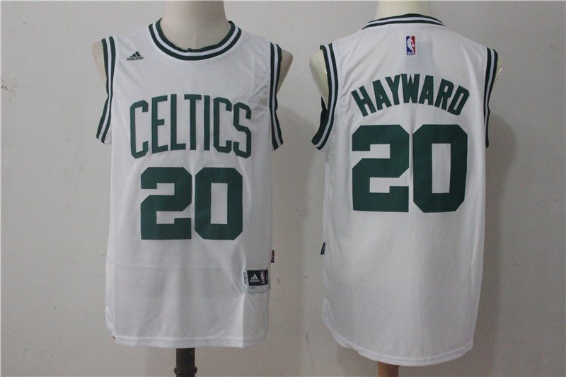 NBA Boston Celtics 20 Gordon Hayward White Men Jersey