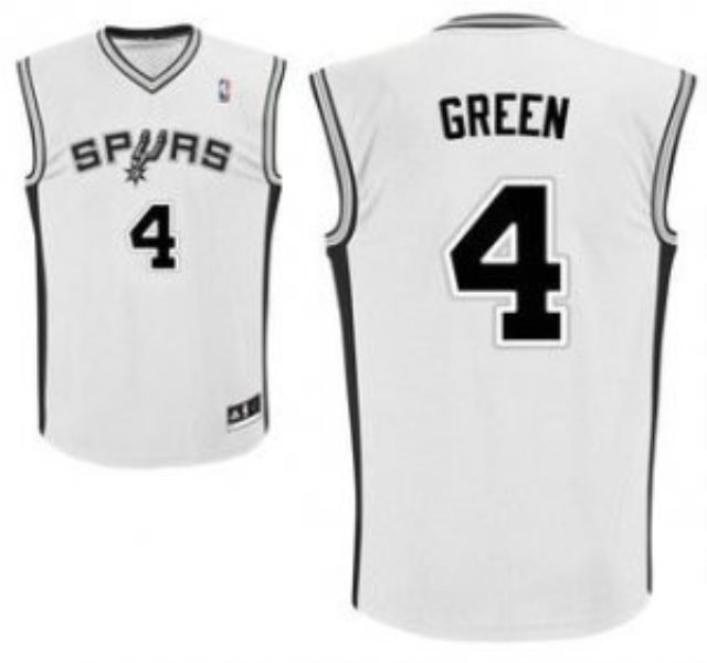 NBA Spurs 4 Danny Green White Men Jersey