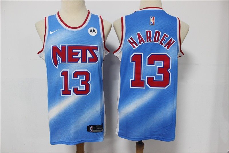NBA Nets 13 James Harden 2021 New Men Jersey