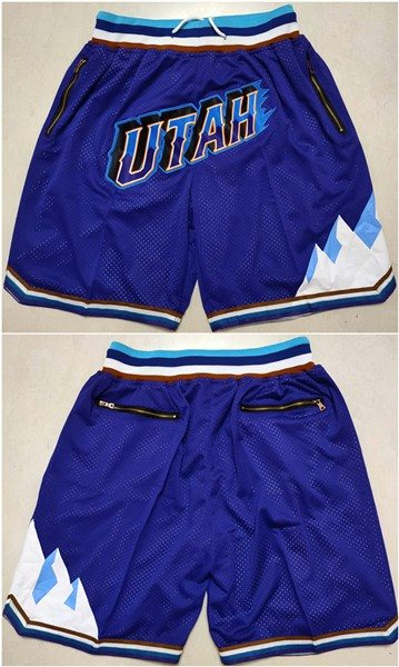 NBA Utah Jazz Purple Shorts (Run Small)