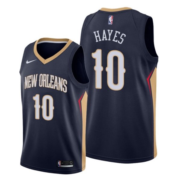 NBA Pelicans 10 Jaxson Hayes Navy 2019 Draft Nike Men Jersey