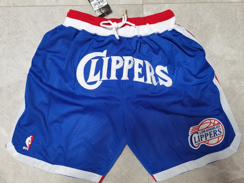 NBA Clippers Blue Shorts