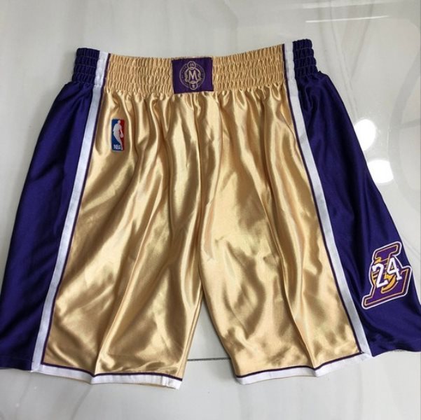 NBA Lakes Gold Purple Shorts