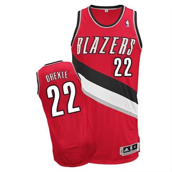 NBA Blazers 22 Clyde Drexler Red Revolution 30 Men Jersey