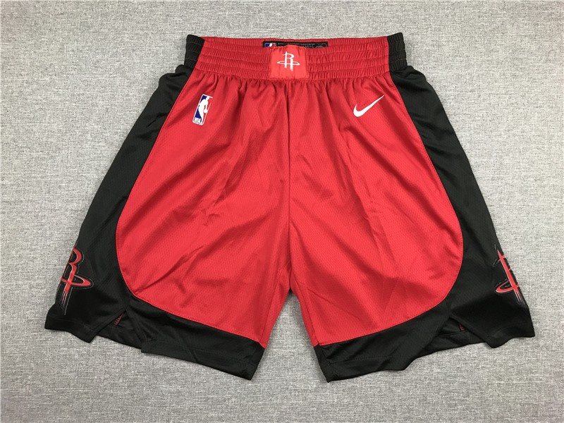 NBA Rockets Red Nike Swingman Shorts