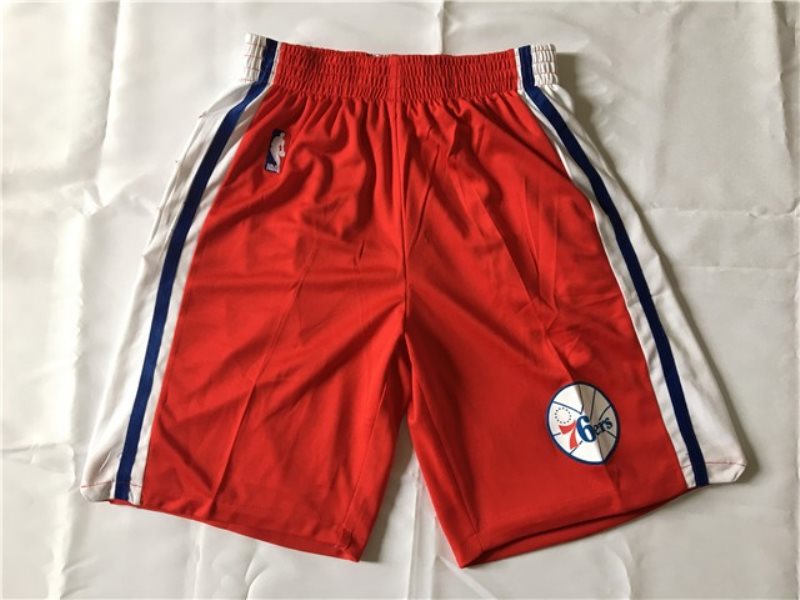Philadelphia 76ers Red Swingman Shorts