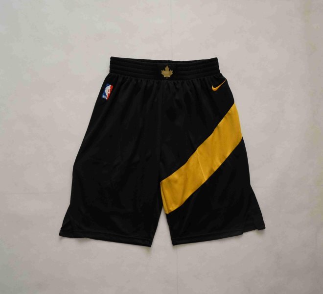 NBA Raptors Black City Edition Shorts