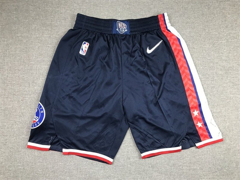NBA Nets 75th Anniversary Blue Shorts