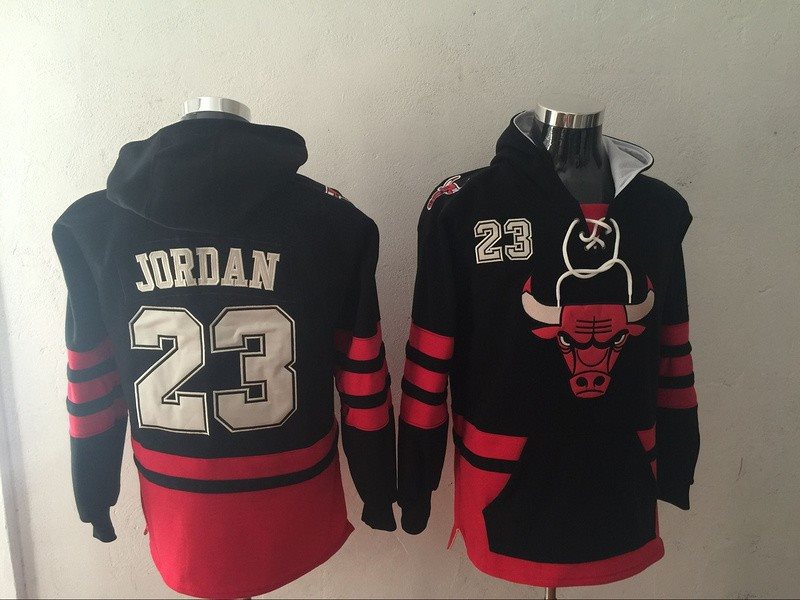 NBA Bulls 23 Micheal Jordan Men Hooded Sweatshirt