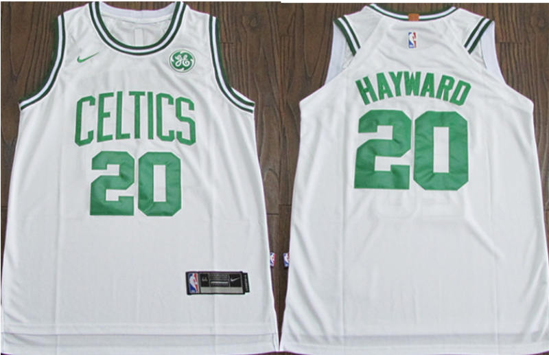 NBA Celtics 20 Gordon Hayward White Nike Men Jersey