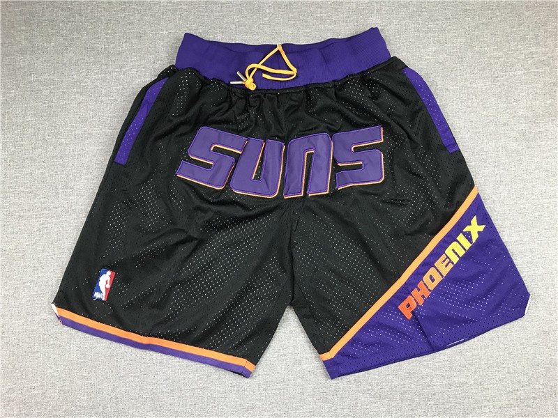 NBA Suns Black Just Don With Pocket Swingman Shorts