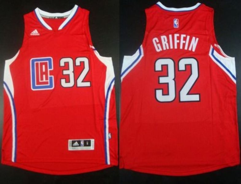 NBA Clippers 32 Blake Griffin Red Men Jersey
