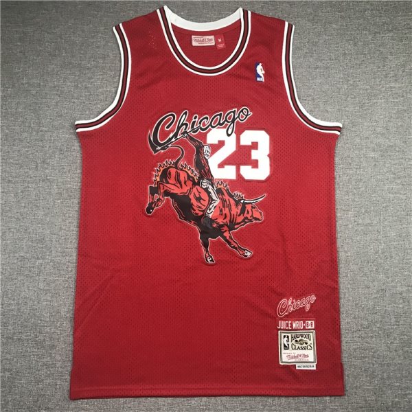 NBA Bulls 23 Jordan BR Red Men Jersey