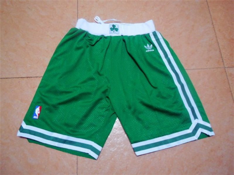 Boston Celtics Green Mesh Throwback Shorts