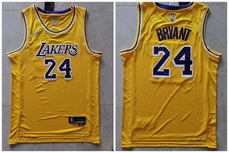 NBA Lakers 24 Kobe Bryant 75th Anniversary Men Jersey