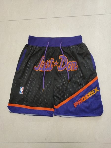 NBA Suns Black Just Don Shorts