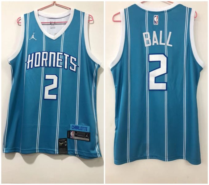 Charlotte Hornets 2 LaMelo Ball Teal Icon Edition 2020 jersey