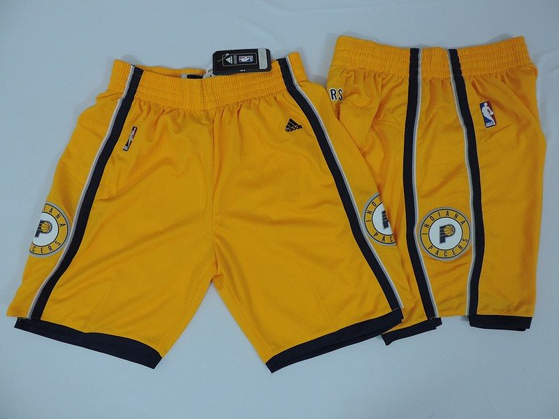 Indiana Pacers Yellow NBA Shorts
