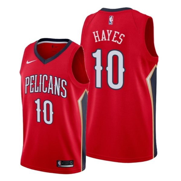 NBA Pelicans 10 Jaxson Hayes Red 2019 Draft Nike Men Jersey