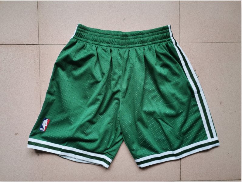 NBA Celtics Green Mitchell Ness Mesh Swingman Shorts