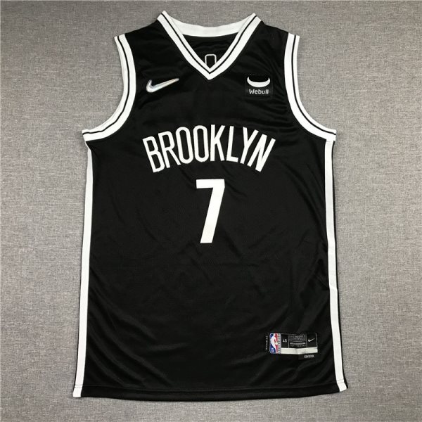 NBA Nets 7 Durant Black New Nike Men Jersey