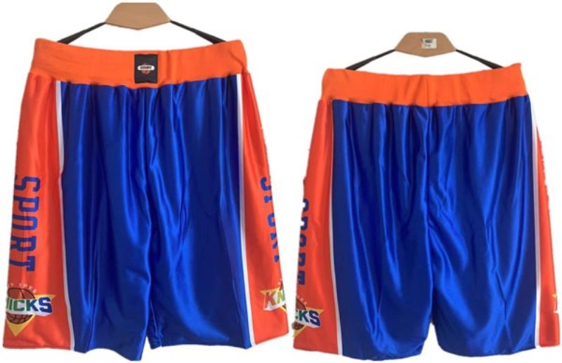 NBA New York Knicks Blue Shorts (Run Smaller)