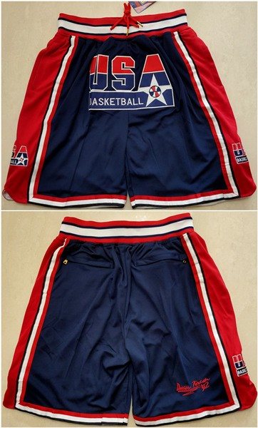 NBA Team USA Navy Shorts (Run Small)