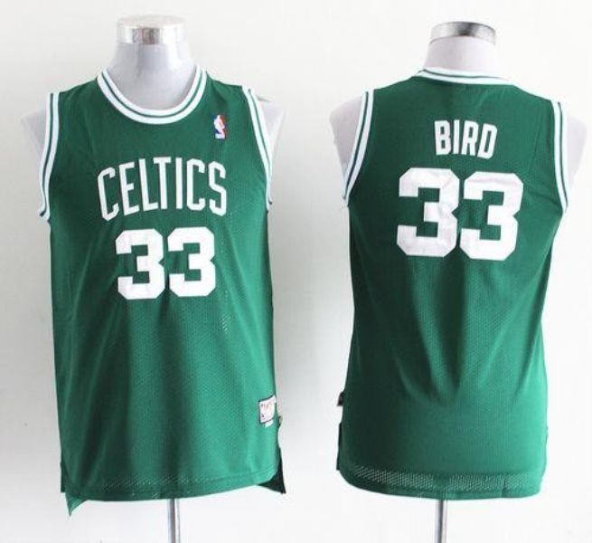 NBA Celtics 33 Larry Bird Green Throwback Youth Jersey