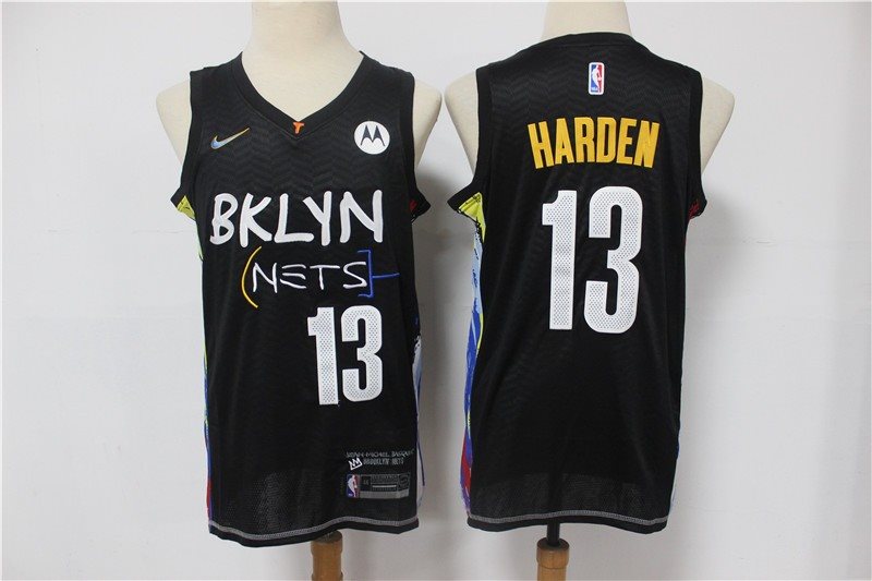 NBA Nets 13 James Harden 2021 City New Men Jersey
