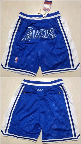 NBA Lakers Blue Shorts (Run Small)