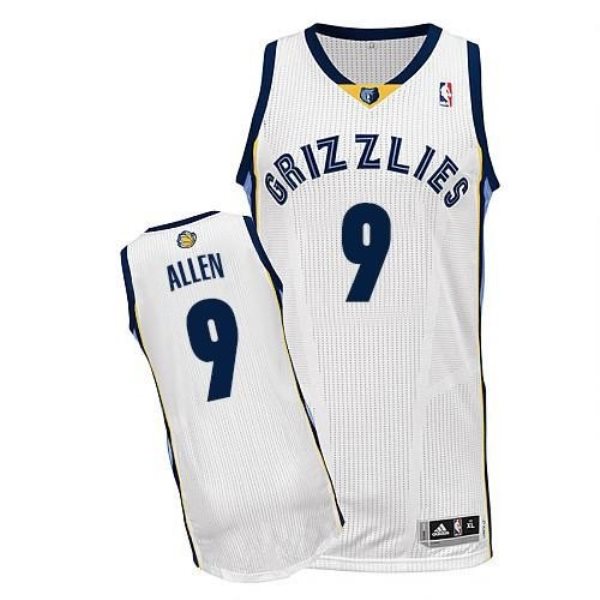 NBA Grizzlies 9 Tony Allen Revolution 30 White Men Jersey
