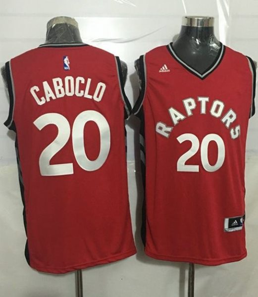 NBA Raptors 20 Bruno Caboclo Red Men Jersey
