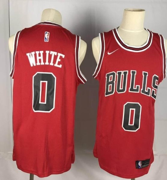 NBA Bulls 0 Coby White Red 2019 Draft Nike Men Jersey
