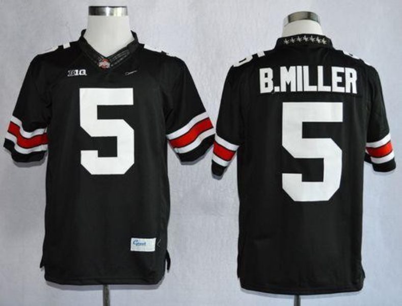 NCAA Ohio State Buckeyes 5 Braxton Miller Black Limited Men Jersey